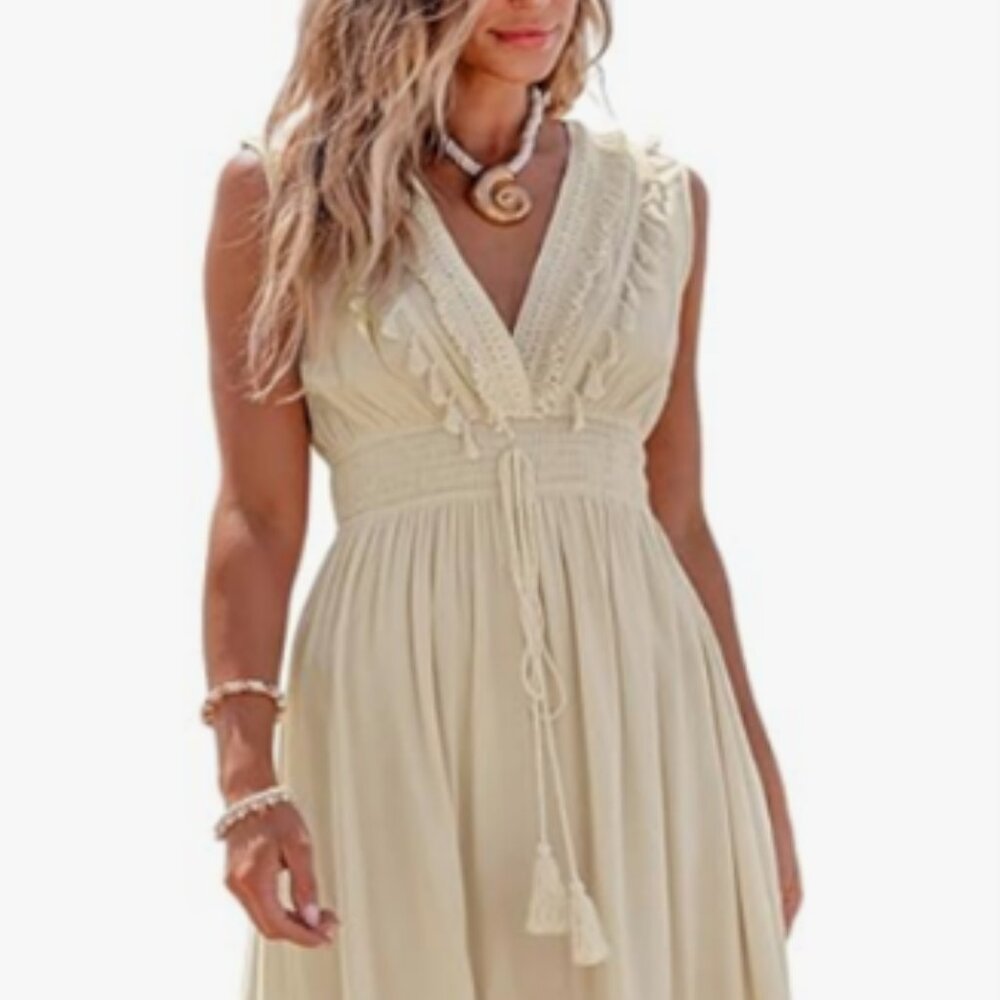 Boho Beach Dress NWT